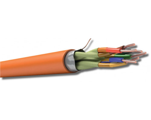 ITK Витая пара F/UTP, кат.5E 4x2х24AWG solid, LSZH, 305м,оранжевый / LC1-C5E04-327