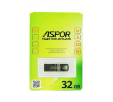 USB 2.0 Флэш-накопитель Flash Drive 32G USB  2.0 Aspor PK_TG117 (метал)