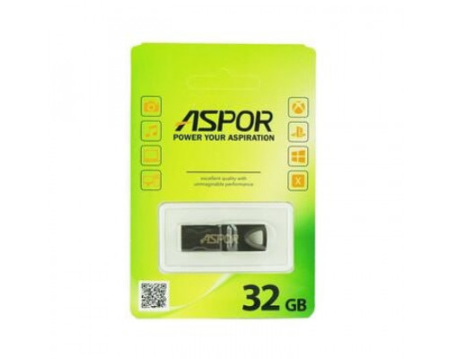 USB 2.0 Флэш-накопитель Flash Drive 32G USB  2.0 Aspor PK_TG117 (метал)