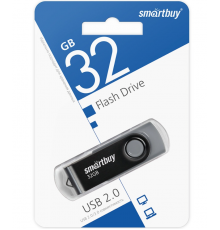 USB 2.0 Флеш-накопитель 32GB SmartBuy Twist Черный