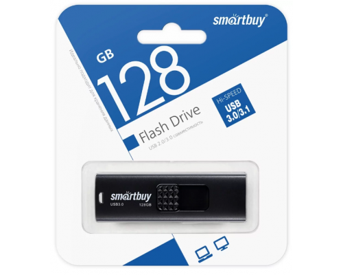 USB 3.0 Флеш-накопитель 128GB SmartBuy Fashion Черный