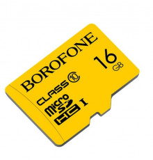 Карта памяти microSD 16GB BOROFONE Class 10