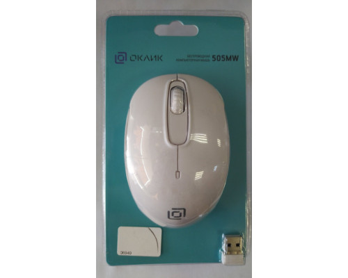 Мышь Oklick 505MW черный оптическая (1000dpi) беспроводная USB (3but)