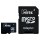 Карта памяти microSD 16GB Mirex microSDHC Class 4 (SD адаптер)