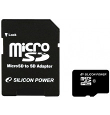 Карта памяти microSD 8GB Silicon Power microSDHC Class 10