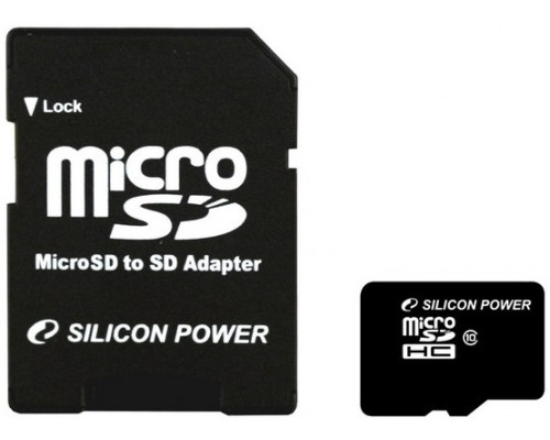 Карта памяти microSD 8GB Silicon Power microSDHC Class 10