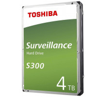 Жесткий диск 4TB HDD Toshiba SATA3 Surveillance S300 / HDWT740UZSVA / (SMR) 5400 128Mb