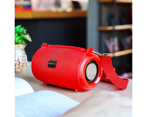 Беспроводная (bluetooth) акустика Borofone BR4 Horizon sports wireless speaker Red