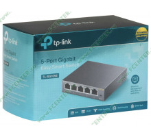 Коммутатор 5х1000 TP-LINK TL-SG105 (Свич 5портов,1000mb/s) Стальной корпус