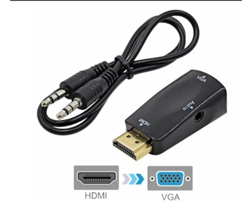 Адаптер HDMI -> VGA + Audio