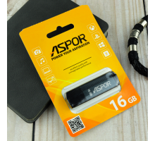 Flash Drive 16G USB 2.0 Aspor PK_TG121GY (графит) нс