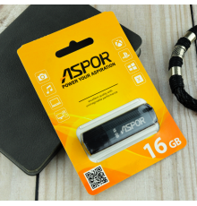 Flash Drive 16G USB 2.0 Aspor PK_TG121GY (графит) нс