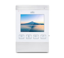 AD-470M S-White [Экран 4" TFT, 320x240,microSD до 32 Гб,2 вызывные панели, 2 аналоговые видеокамы, 2