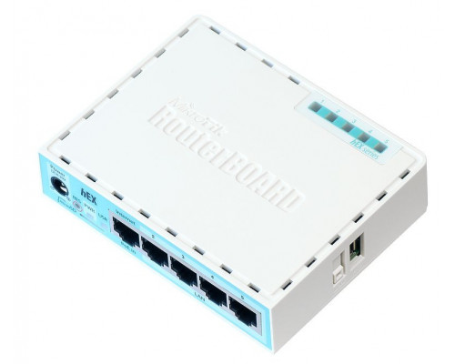 Маршрутизатор: MikroTik Hex (RB750Gr3)