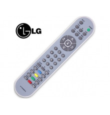 Пульт ДУ для LG 6710T00008B( 6710v00126P)  LCD (ic) серый,длинный закругленый