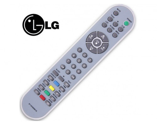 Пульт ДУ для LG 6710T00008B( 6710v00126P)  LCD (ic) серый,длинный закругленый