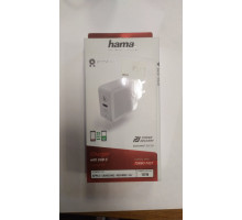 Сетевое зар./устр. Hama H-183277 3A PD+QC универсальное кабель USB Type C белый (00183277)