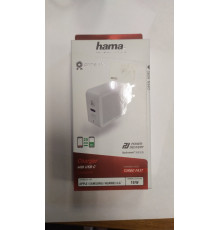 Сетевое зар./устр. Hama H-183277 3A PD+QC универсальное кабель USB Type C белый (00183277)