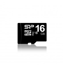 Карта памяти microSD 16GB Silicon Power microSDHC Class 10 (SD адаптер)