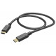 Кабель Hama 00183333 USB Type-C (m) USB Type-C (m) 0.2м черный