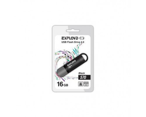 Флеш память EXPLOYD 16GB-570-черный