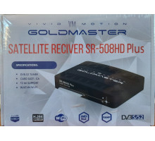 Ресивер GoldMaster SR-508HD Plus (WiFi, универсальный ДУ)