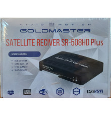 Ресивер GoldMaster SR-508HD Plus (WiFi, универсальный ДУ)