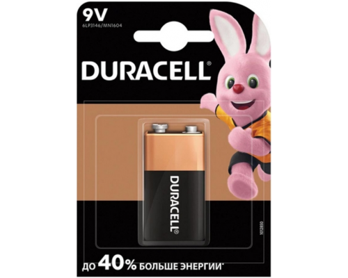 Батарейка Duracell 6LR61 (крона) 12/72