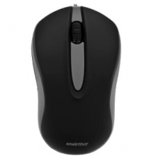 Мышь проводная Smart Buy 329, USB, 1200dpi, 3 кнопки (Чёрно-серый)