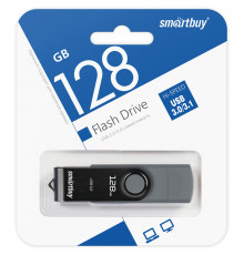 USB 3.1 Флеш-накопитель 128GB SmartBuy Twist Dual Type-C/Type-A OTG Серый