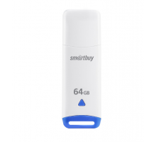 USB 2.0 Флеш-накопитель 64GB SmartBuy Easy Белый