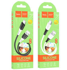 USB кабель Silicone HOCO X82 Type-C 1м (чёрный) силиконовый
