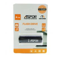 Flash Drive 4G USB 2.0 Aspor PK_TG121BK (чёрный) нс