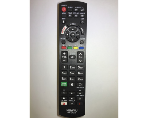 Пульт Panasonic RM-L1378 NETFLIX LED TV универсальный пульт  в корпусе N2QAYB000399