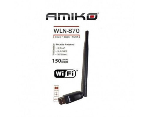 Wi-Fi-USB адаптер Amiko WLN-870 (150Mb/s)
