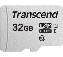 Карта памяти / TS32GUSD300S-A / Transcend 32GB microSDHC Class 10 UHS-I U1 R95, W45MB/s with SD adapter