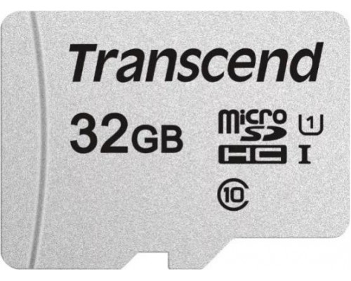 Карта памяти / TS32GUSD300S-A / Transcend 32GB microSDHC Class 10 UHS-I U1 R95, W45MB/s with SD adapter