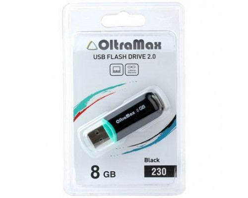 Флеш память OltraMax OM-8GB-230-черный