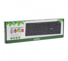 Клавиатура проводная Perfeo Content PF-840-MM, 104 кн, 1.5м (black)