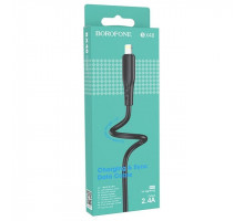 USB кабель Type-C Borofone BX48 3,0A (1м) Черный