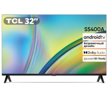 32" Телевизор TCL 32S5400A черный 1366x768, HD READY, 60 Гц, Wi-Fi, SMART TV, Google TV