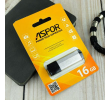 USB  2.0 Флеш-накопитель Flash Drive 16G Aspor PK_TG121SL (серебро