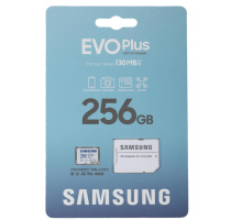 Карта памяти Samsung MicroSD 256GB  Class10 Evo Plus + SD адаптер