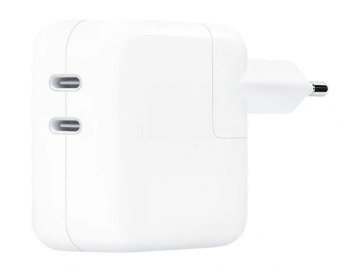 СЗУ блок питания Dual 2USB-C Power Adapter Apple (35W) Taiwan