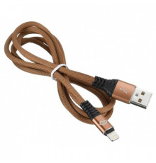 Кабель Digma USB A(m) Lightning (m) 1.2м коричневый