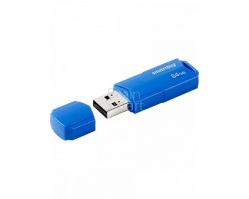 USB 2.0 Флеш-накопитель 64GB SmartBuy Clue Синий