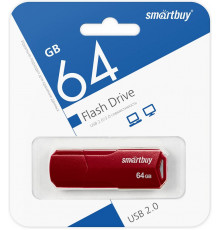 USB 2.0 Флеш-накопитель 64GB SmartBuy Clue Черный