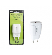 СЗУ 5V/3,1A MRM S30 1USB 18W White Fast charging