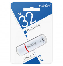 USB 2.0 Флеш-накопитель 32GB SmartBuy Crown Белый