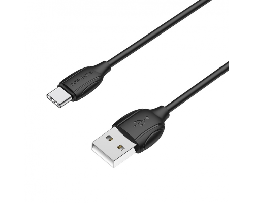 USB кабель Type-C Borofone BX19 3,0A (1м) Черный